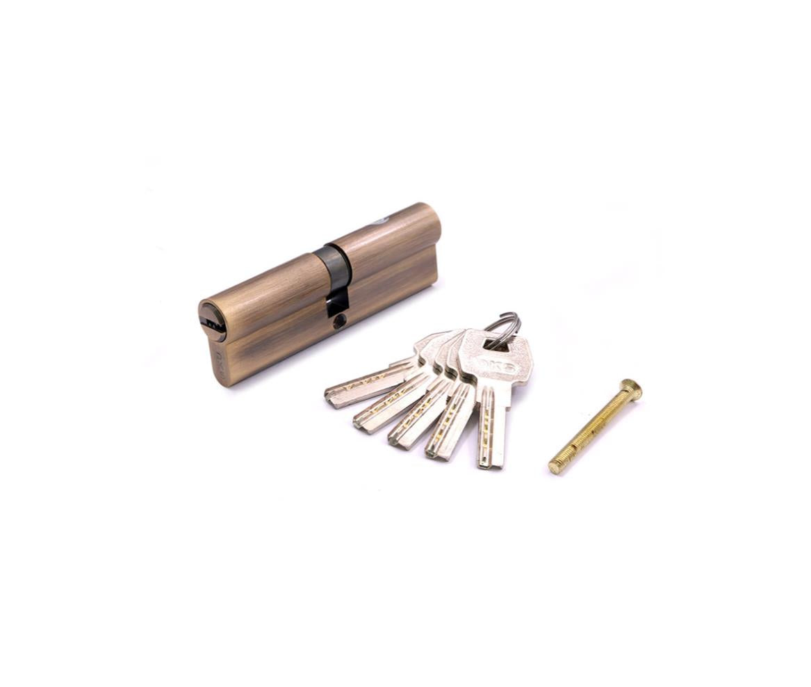 Door Lock Cylinder 100mm Brown