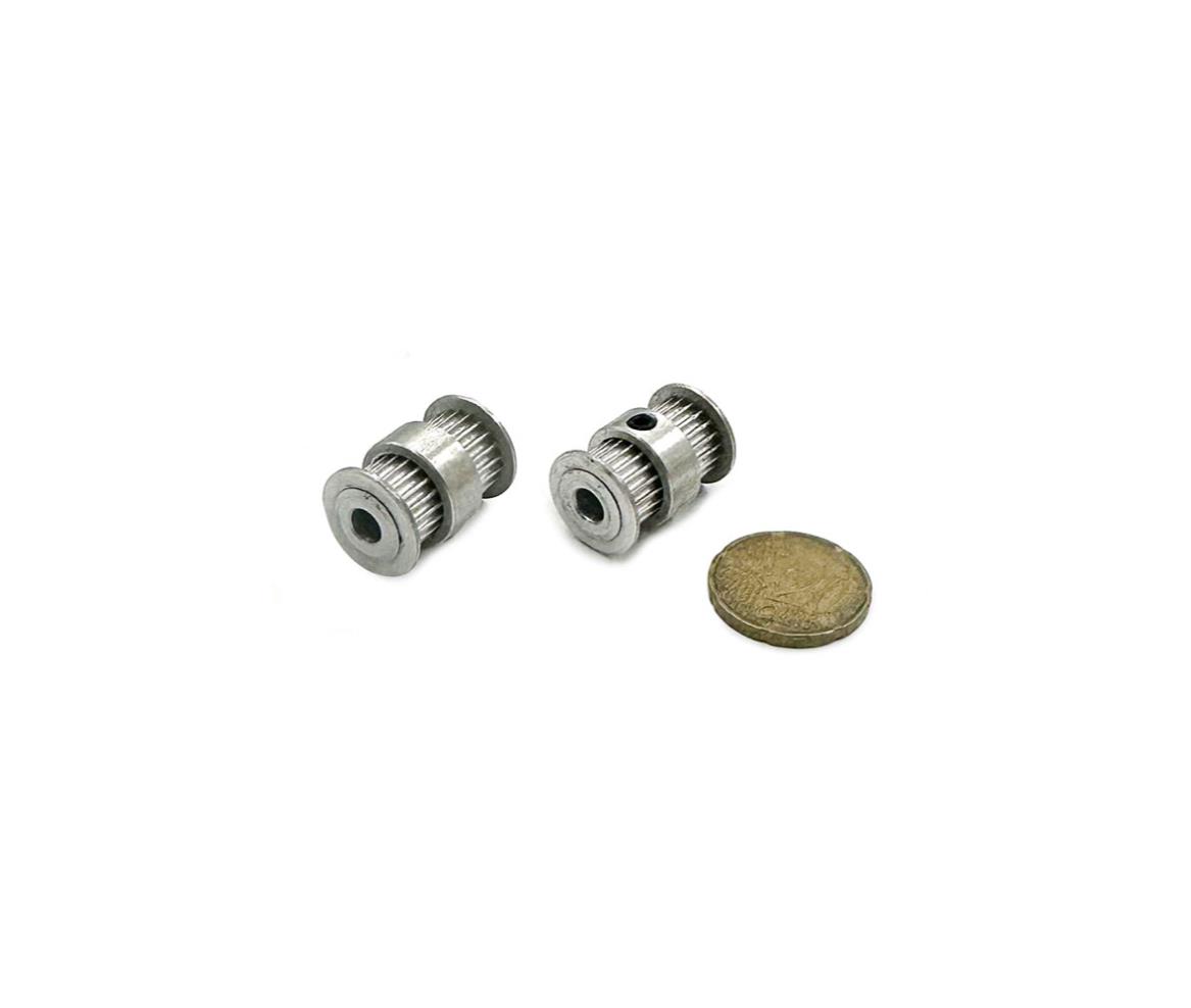 3D Printer Parts - GT2 Timing Belt Pulley - 5mm 20 Teeth - Double Sided