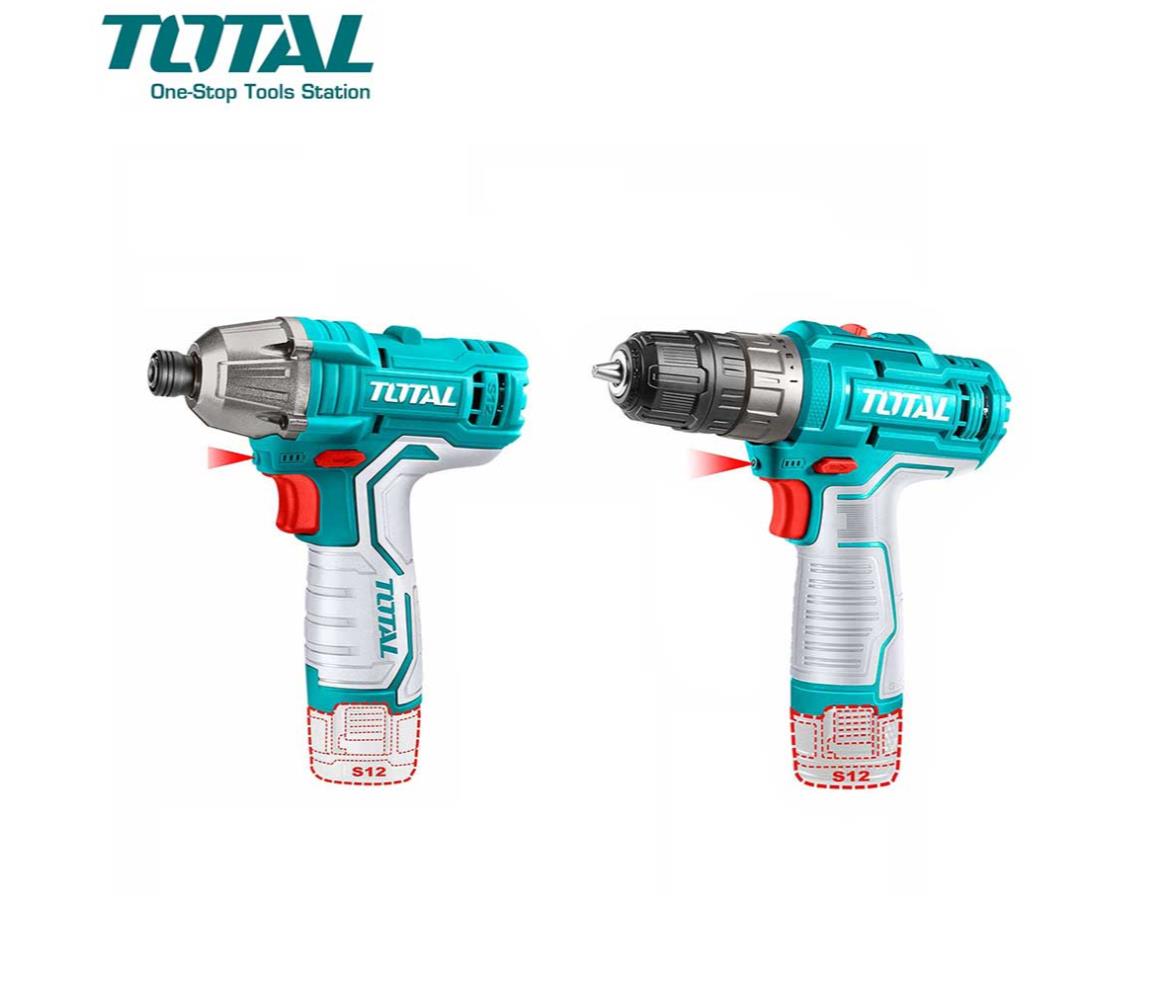 Total Cordless Impact Drill Combo Kit