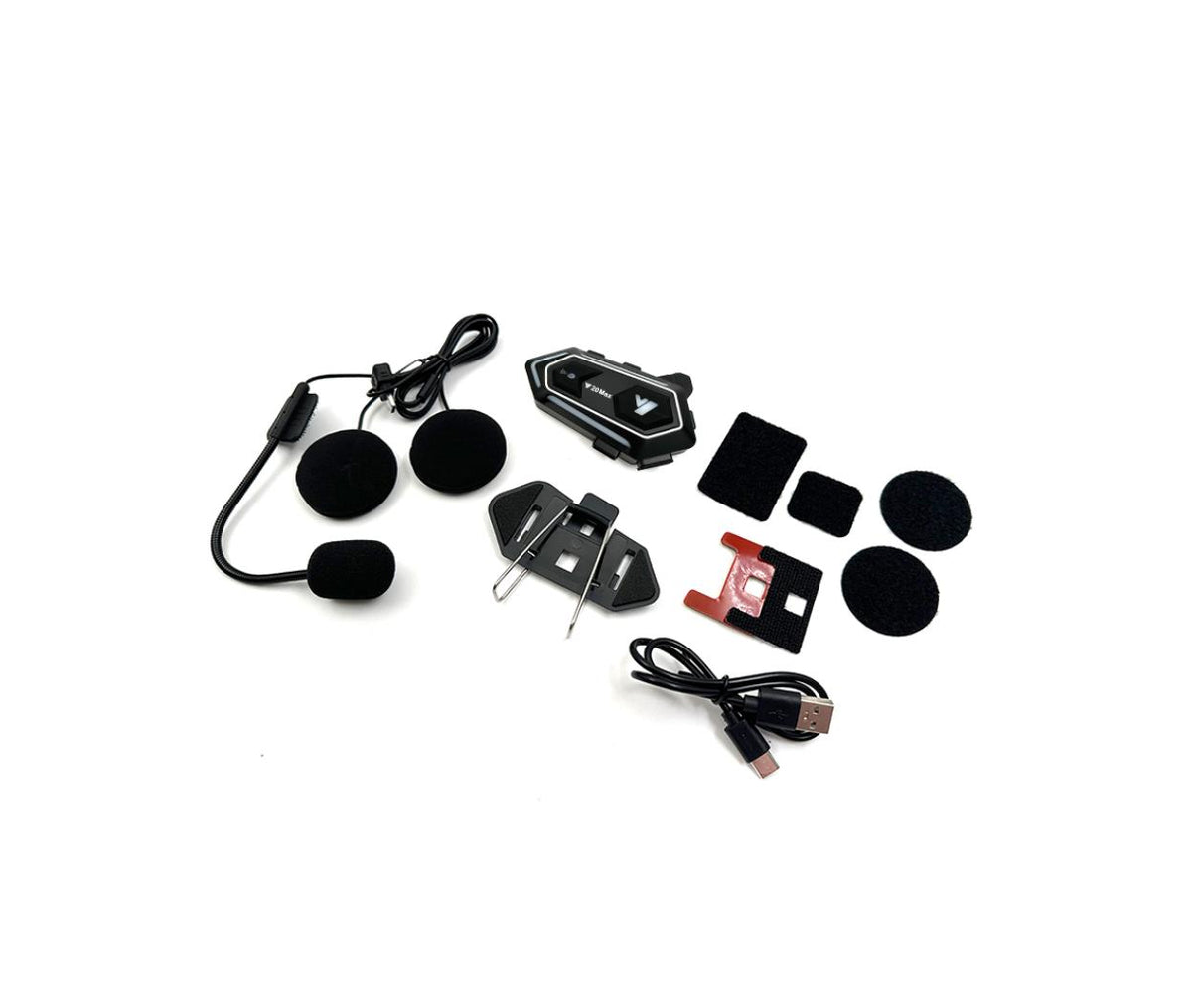 Motorcycle Helmet Bluetooth Headset RGB Color