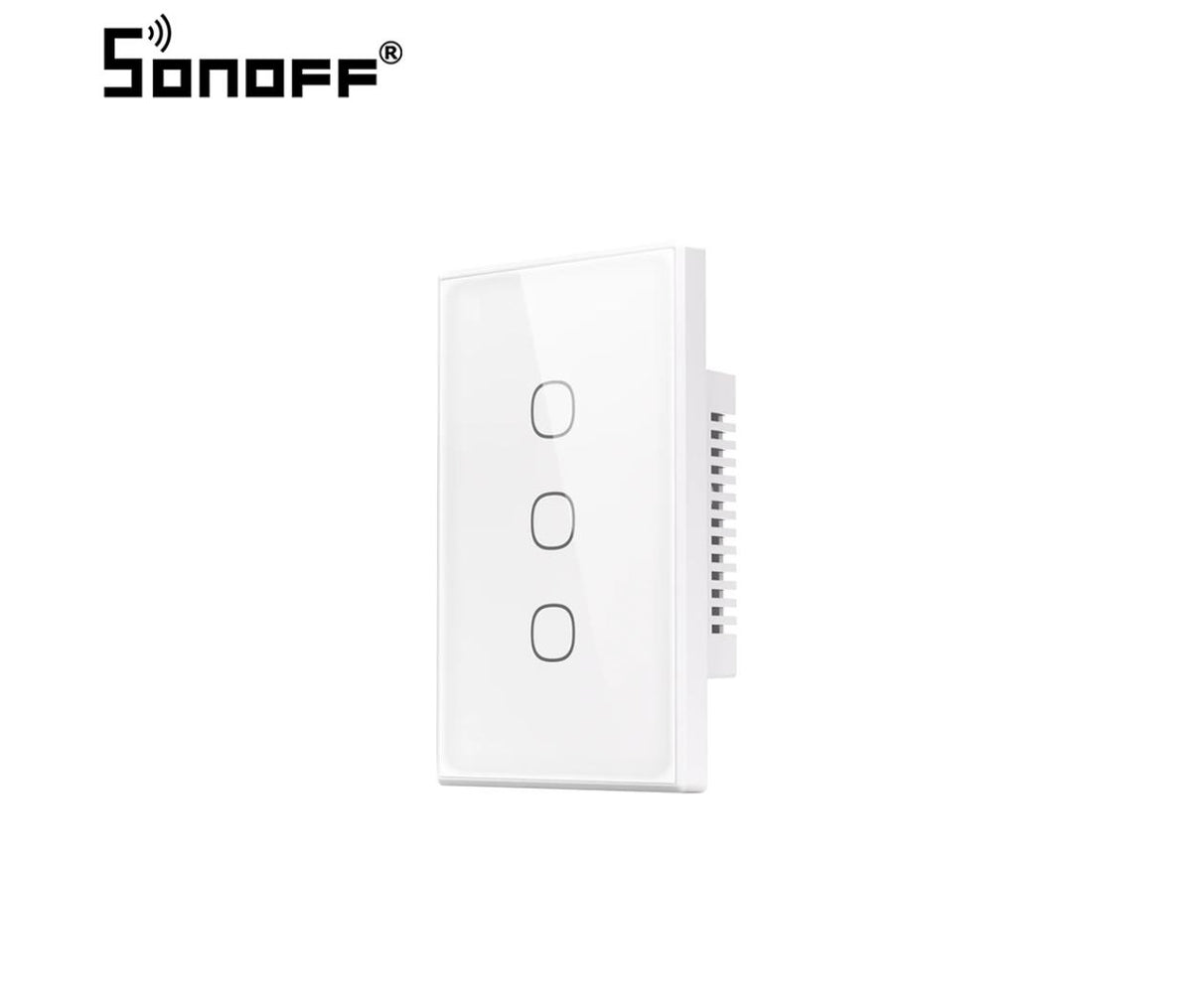 IoT Smart - WiFi Touch Switch - 3-Gang - EU - White - T6-3C-120M - Sonoff