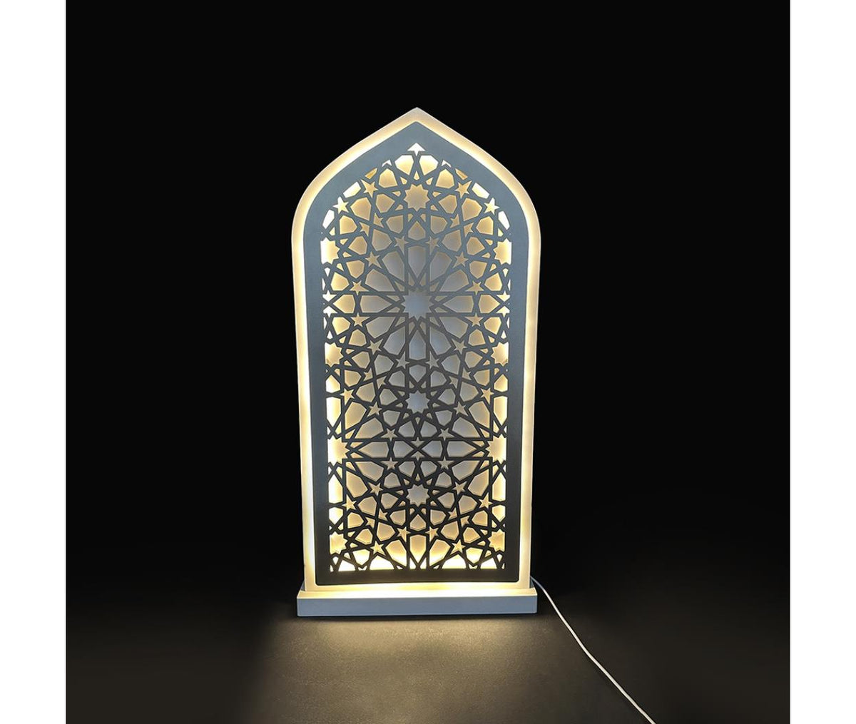 Lantern Fanous Light - Wood - 62x31 cm - Gold - B