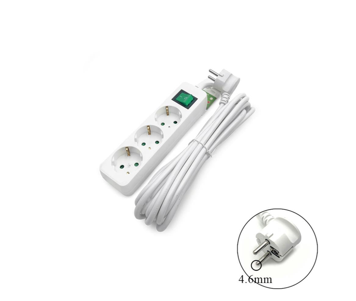 Power Strip 3 Outlet EU 5M