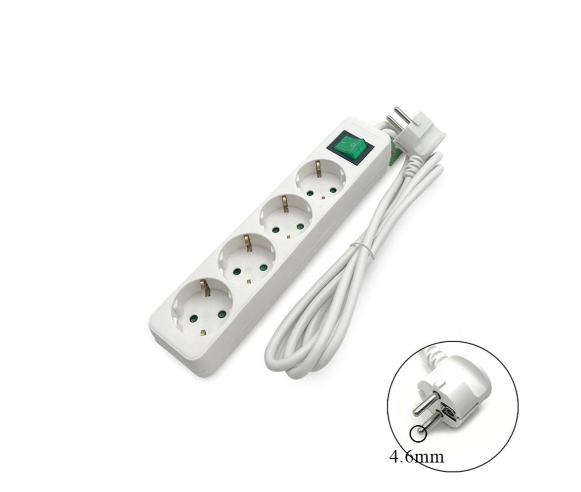 Power Strip 4 Outlet EU 1.5M