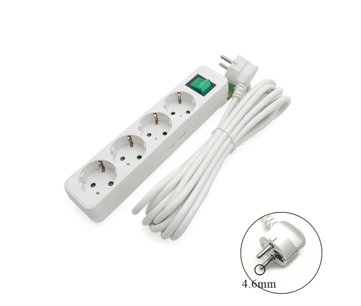 Power Strip 4 Outlet EU 5M