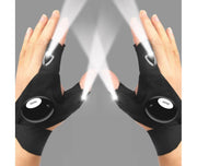 Torch LED Light - Half Finger - Left Hand
