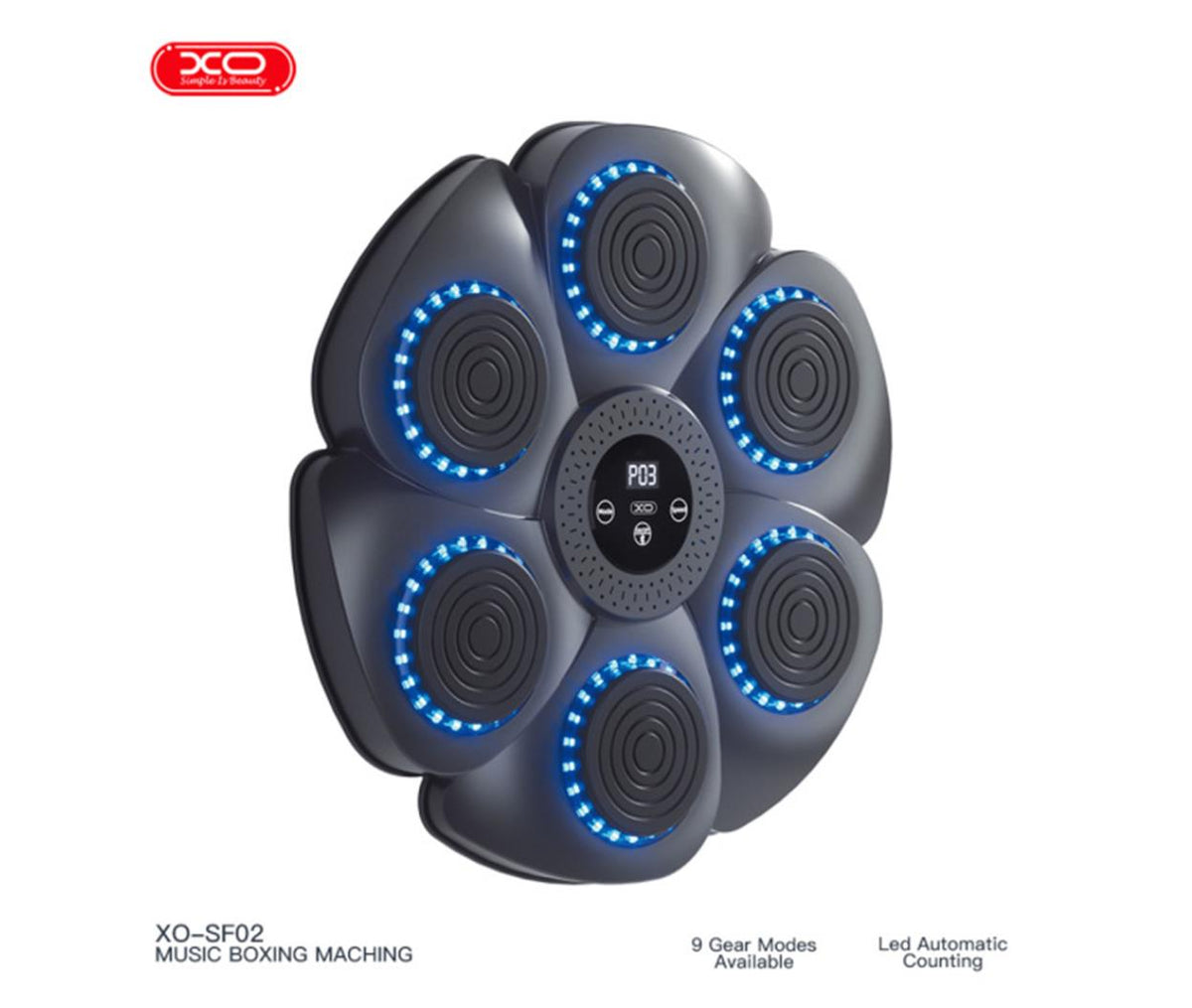 Musical Boxing 6 Targets RGB Lights Auto Scoring 2000mAh