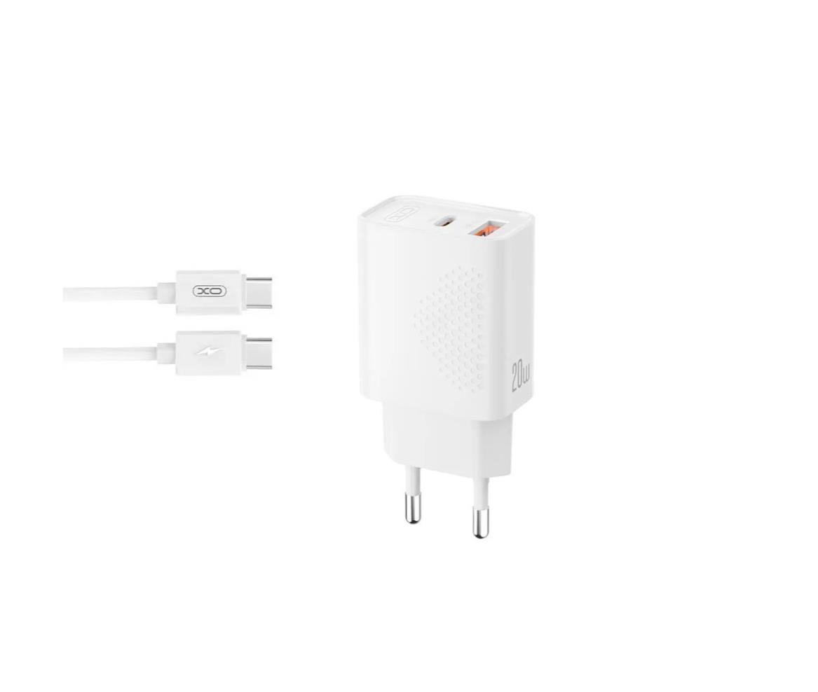 (EU) PD20W/QC18W (1USB-A+1USB-C) Type-c Kit (NB299) Fast Chargers