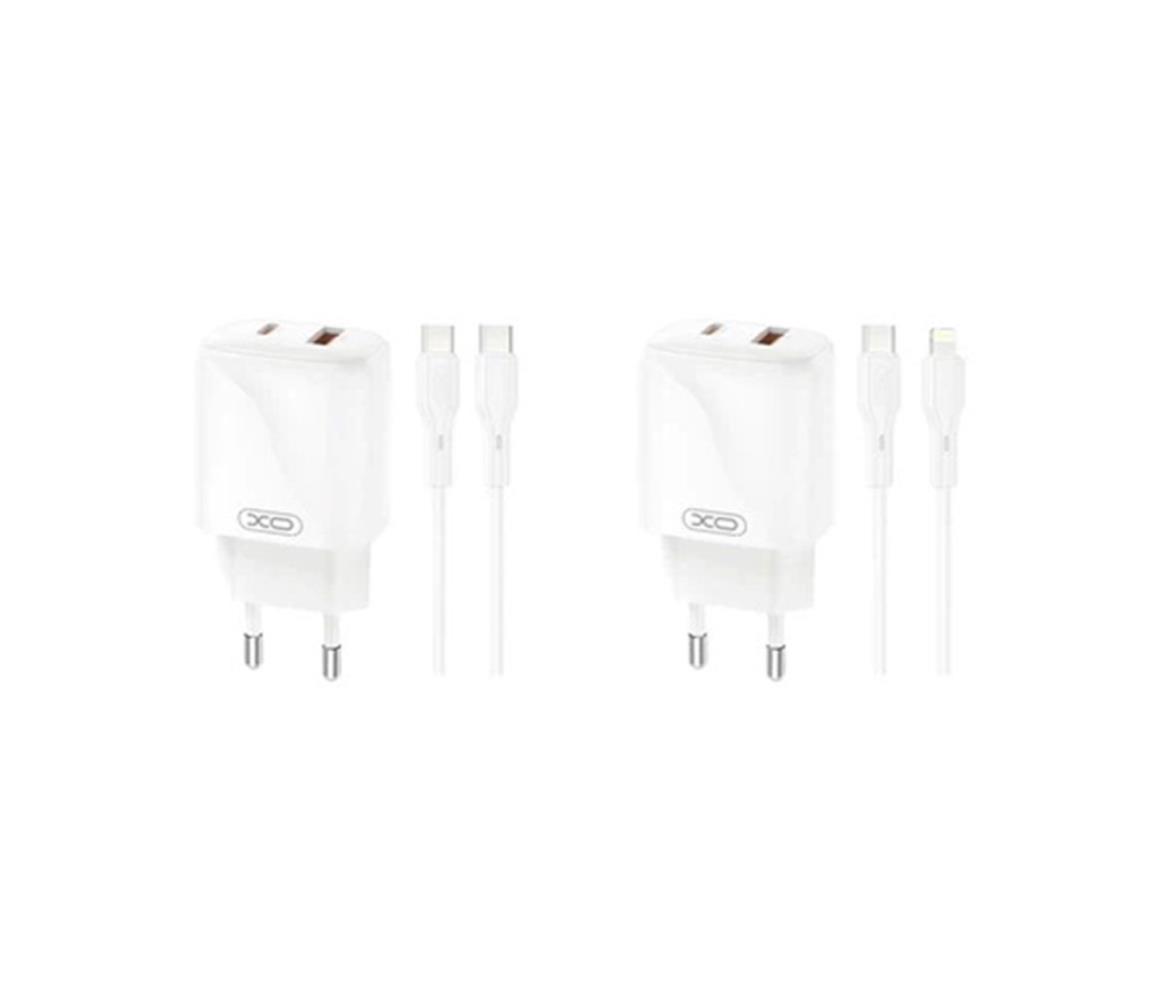 (EU) PD20W/QC18W(1A1C) Fast Charger Head iP Set (NB-Q231A)