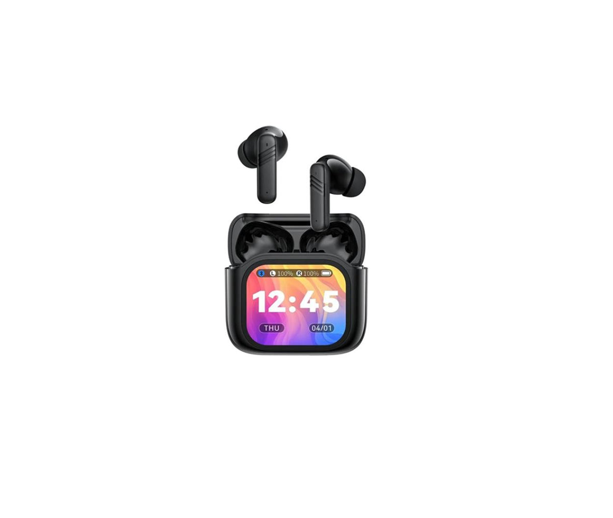 ANC ENC Dual Mic TWS Smart LCD Display