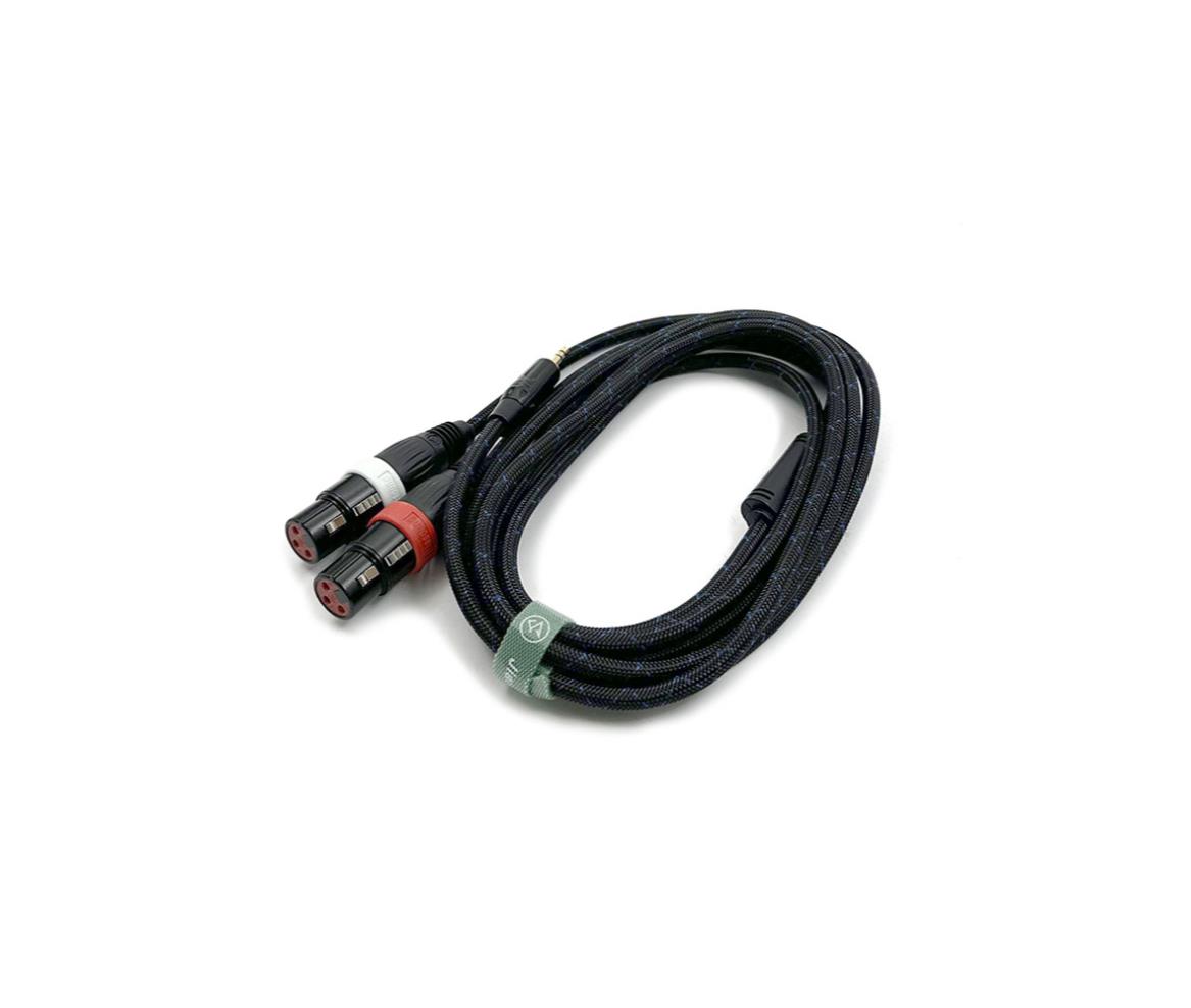 Audio Cable Jack Stereo Male 3.5mm - 2x Female XLR 3-Pin 3m