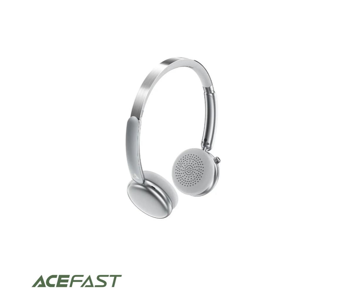 Active Noise Cancelling Wireless Headset - silver
