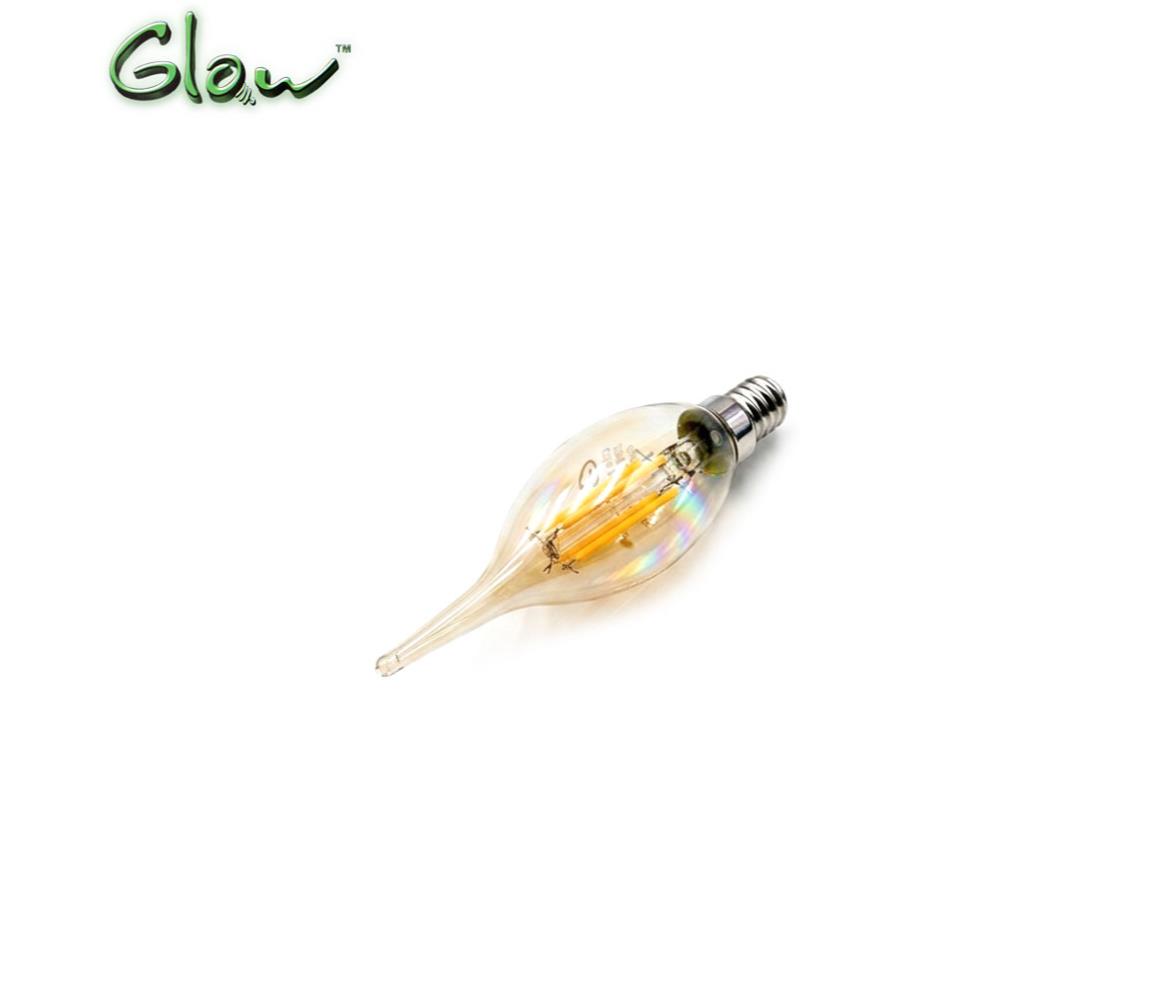 LED Bulb - E14 - 4W - Warm White - T35 - Filament - Glow