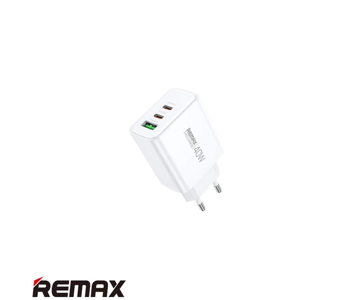 REMAX - RP-U123 Kiddy Series PD+QC Fast Charger (40W) - White