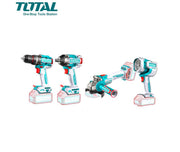 Combo Kit Drill Impact Grinder Lamp 20V 4.0Ah Bag