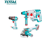 Total Combo Kit Drill SDS Grinder 20V 4.0Ah Bag