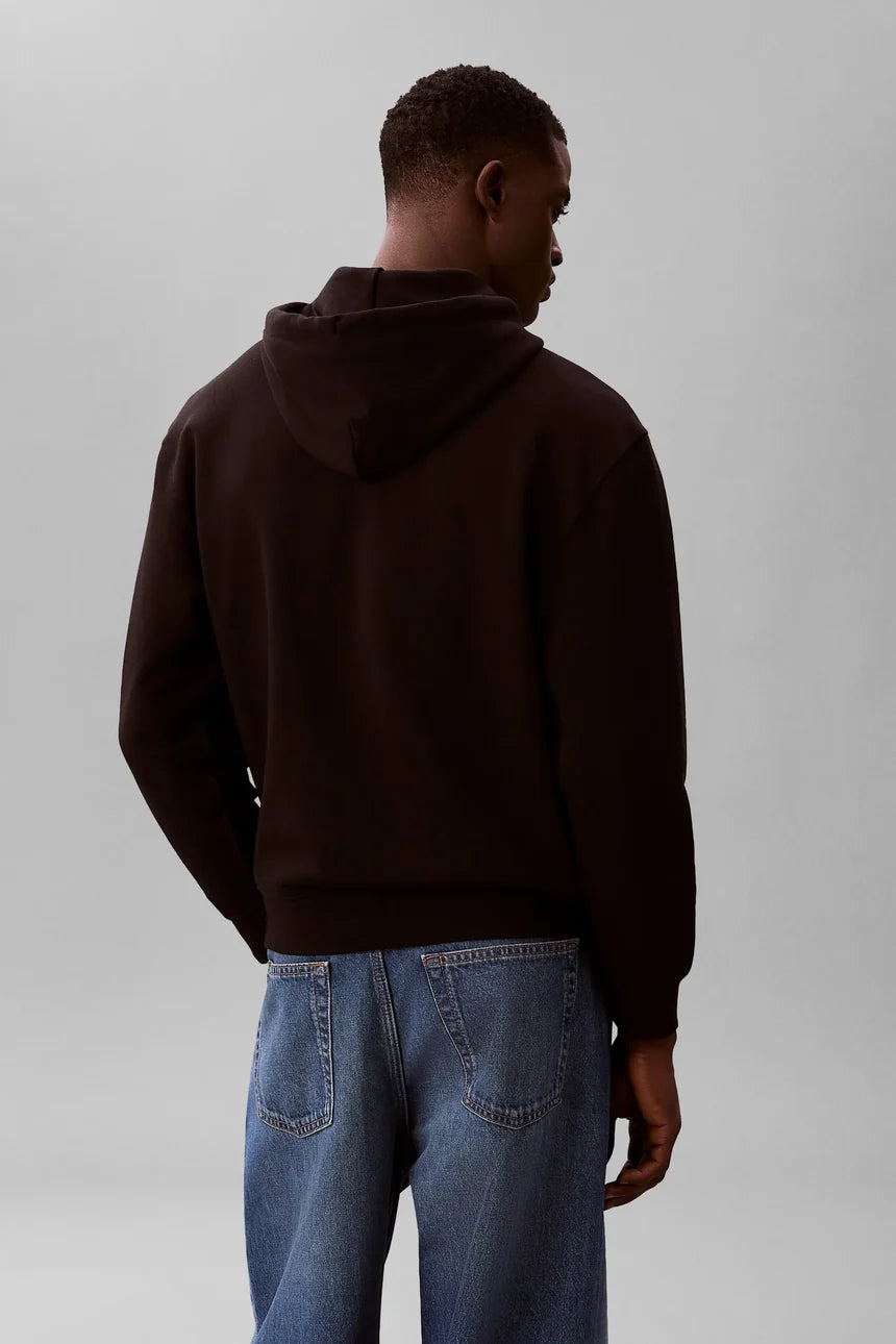 Calvin Klein Terry Badge Hoodie Black