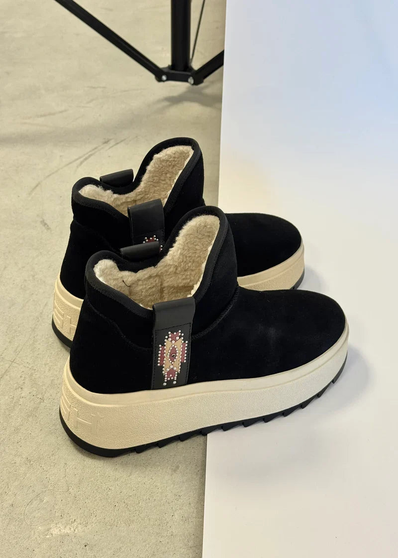 Ash Mask Ankle Boots in Black