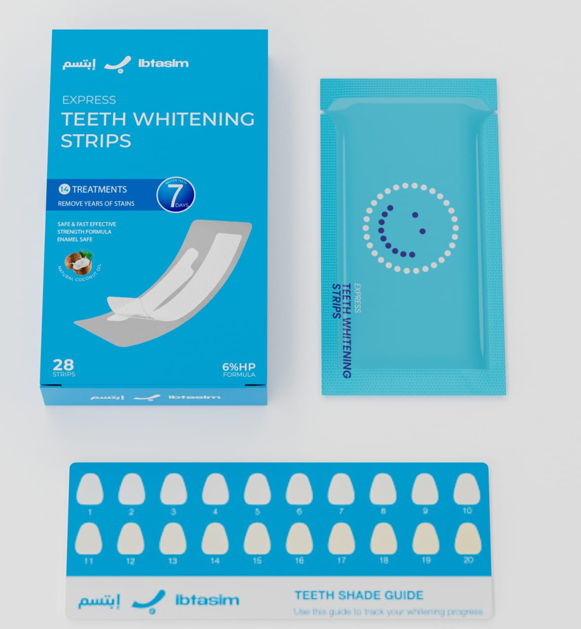 Ibtasim Whitening Strips 15 Strips