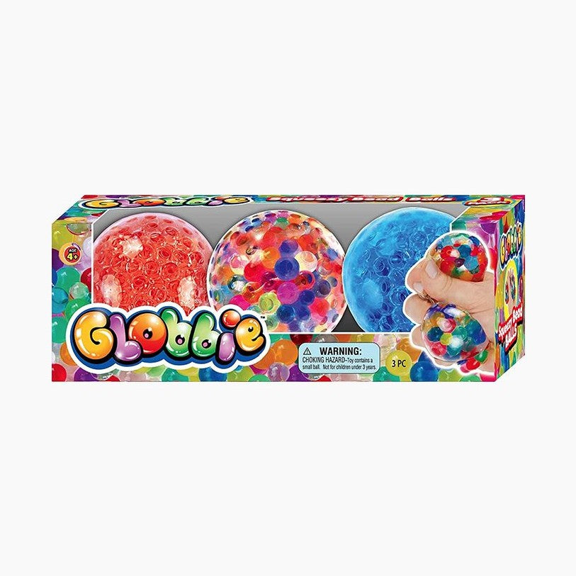 Ja-Ru Globbie Squishy Bead Balls Pack of 3 by Ja-Ru