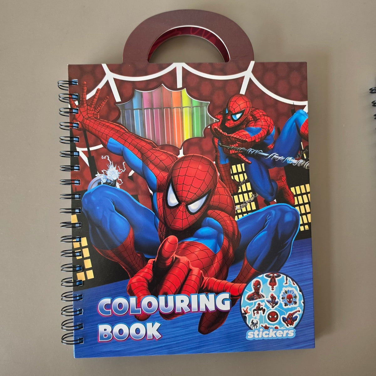 Spider-Man Colouring Book Set With Markers 3+
