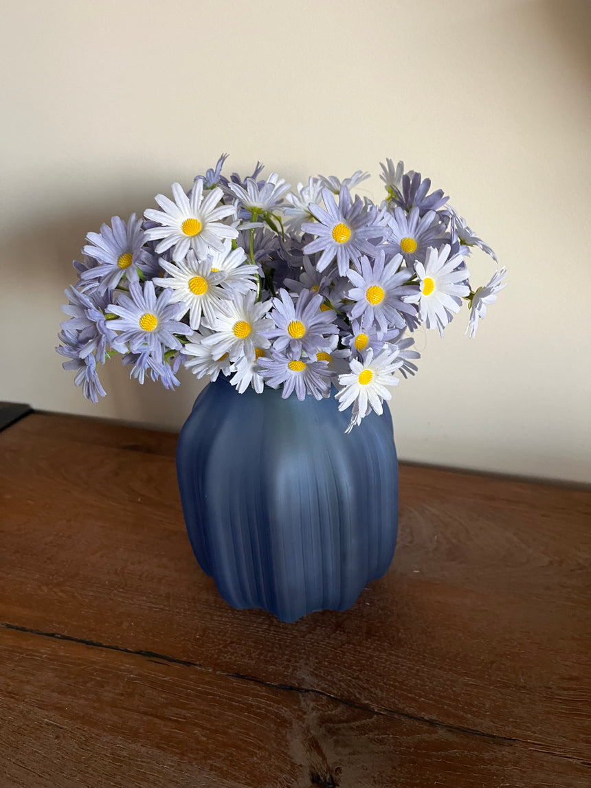 Short Matte Glass Vase