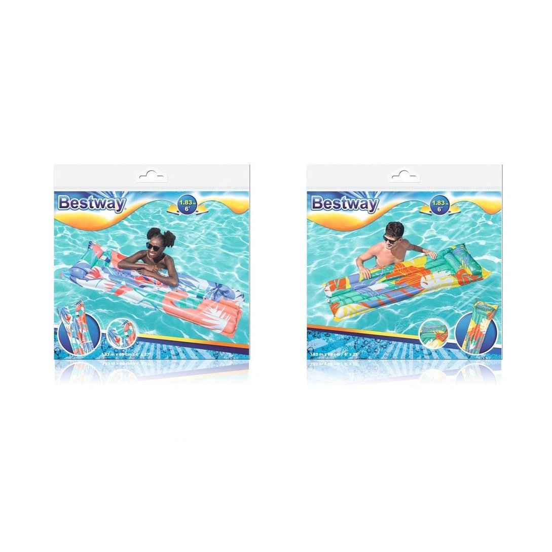 Bestway Inflatable Swim Mat Lilo Lounger Pool Beach Float by Bestway