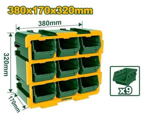 Jadever Modular Storage Bin Set