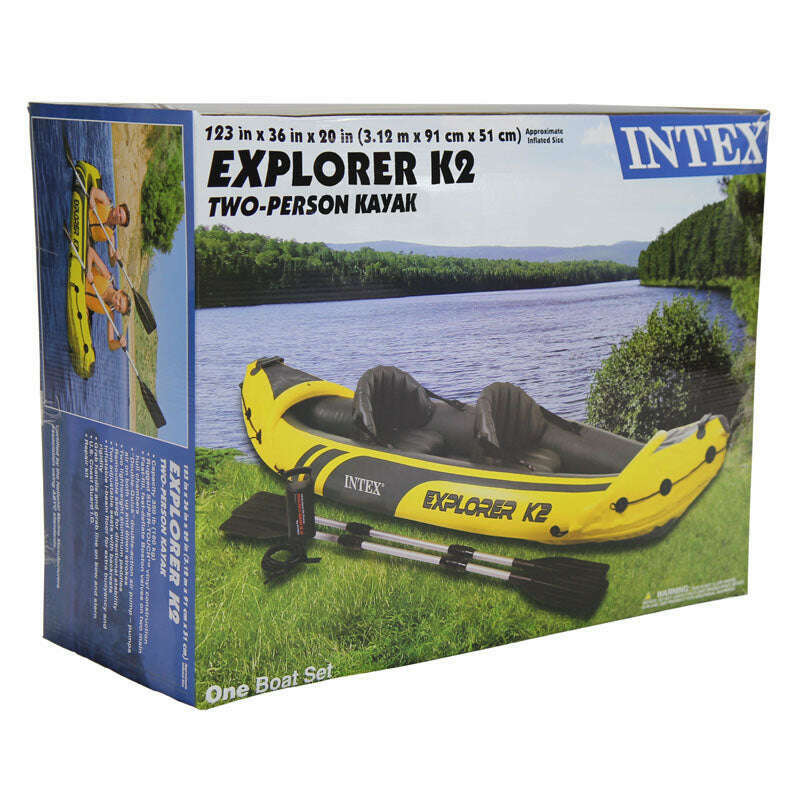 Explorer K2 Kayak 312*91*51 cm-180Kg boat Explorer K2 Kayak 312*91*51 cm-180Kg Explorer K2 Kayak 312*91*51 cm-180Kg Intex