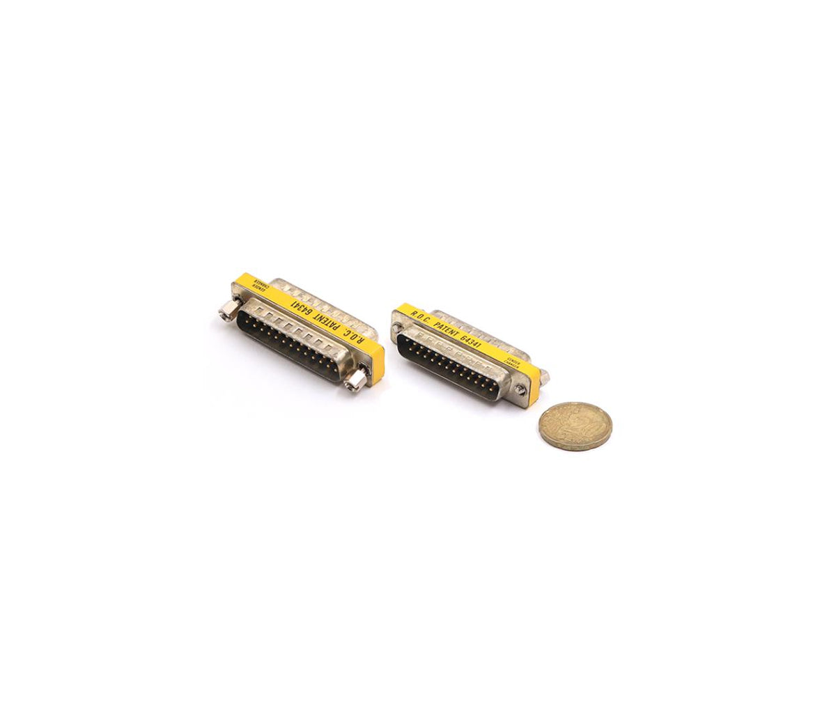 Data Cable Adapter DB25 Male to Male