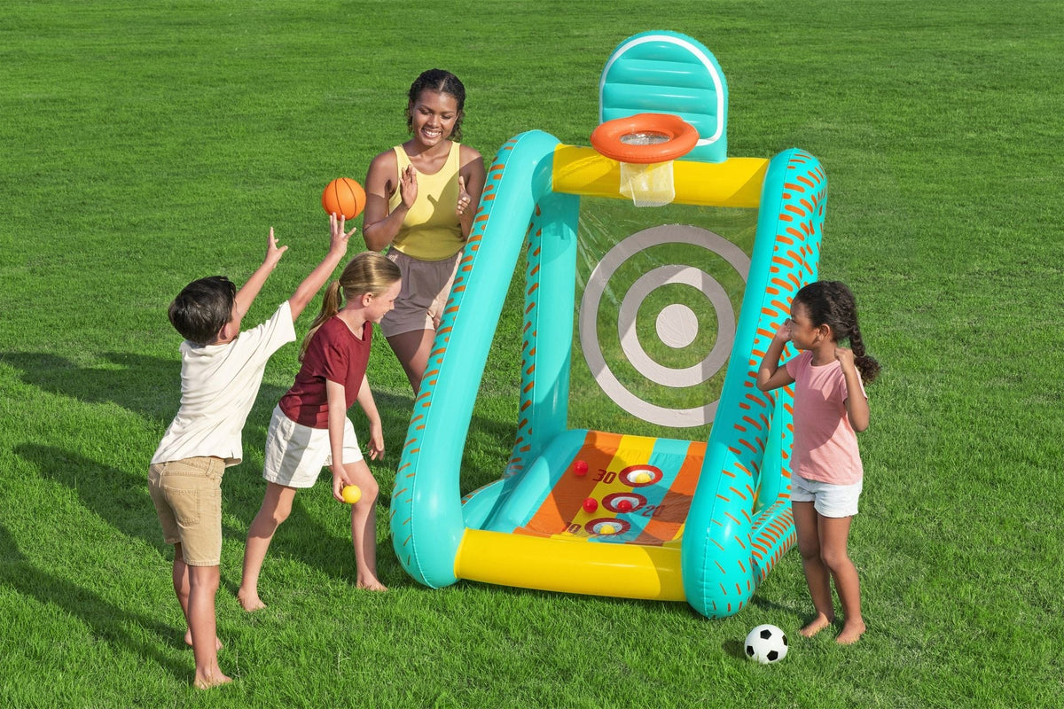 3 in 1 Throwing Game Bullseye 127 x 109 x 178 cm Kids Inflatables 3 in 1 Throwing Game Bullseye 127 x 109 x 178 cm 3 in 1 Throwing Game Bullseye 127 x 109 x 178 cm Bestway