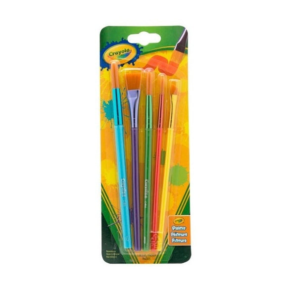 Crayola Assorted Paintbrushes, Set of 5 by Crayola