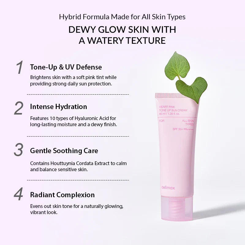 Celimax Heart Pink Tone Up Sun Cream 40 mL