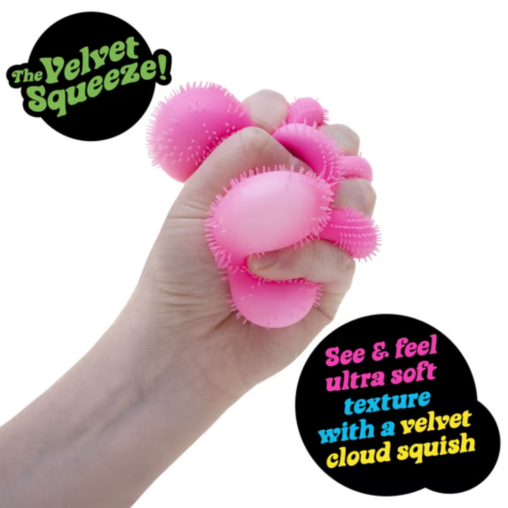Fuzzy Stress Relief Ball with Soft Texture