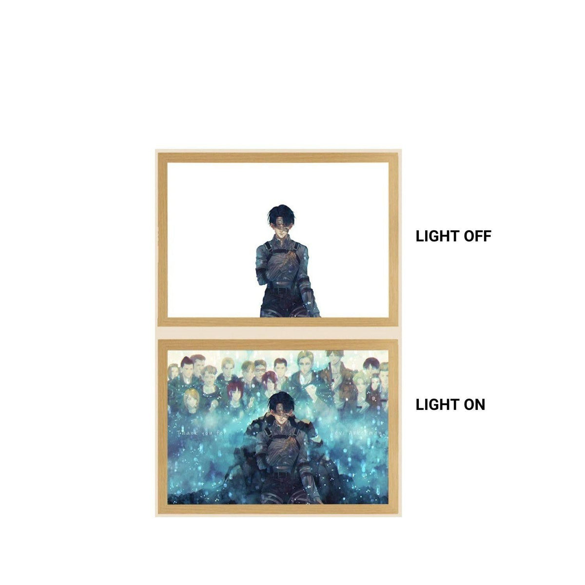 Attack On Titan Levi v2 Light Painting - Nakama Lebanon