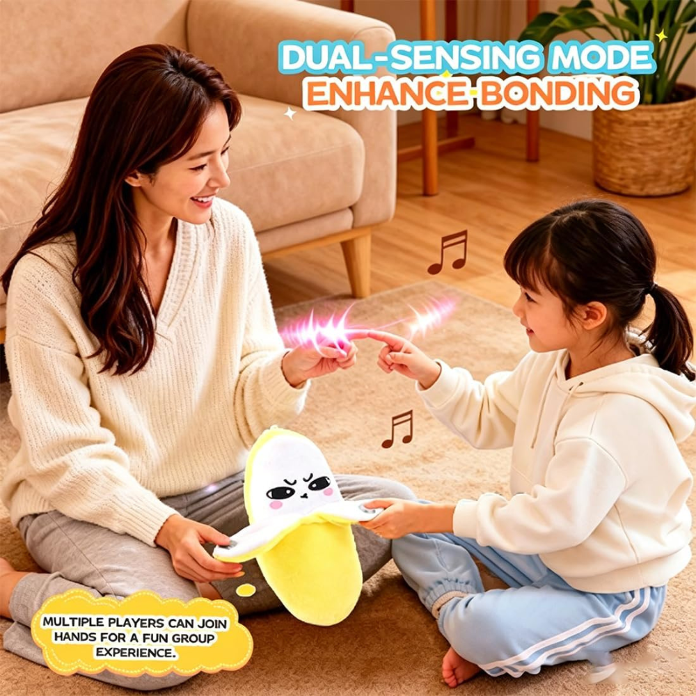 Fruit Piano Plush Toy with Interactive Buttons