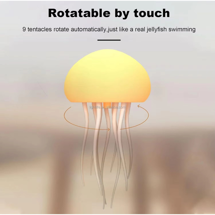 Moving Jellyfish Lamp