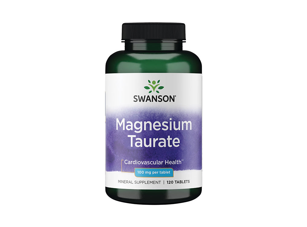 Swanson Magnesium Taurate 100 mg 120 Tablets