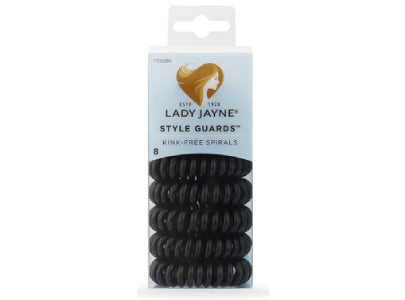 Lady Jayne Style Guards Black Spirals 8 Pieces