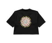 Cropped Birthday Tshirt Black Cherries