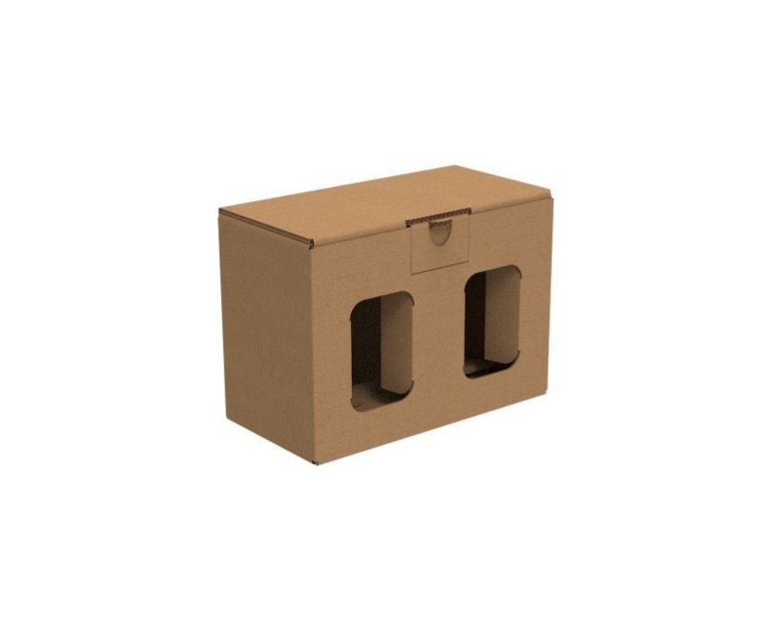 Jar Delivery Box With Windows Bundle of 25