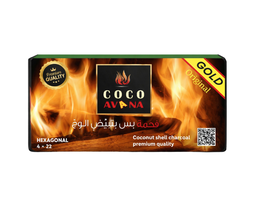 Shisha Charcoal Hexagonal