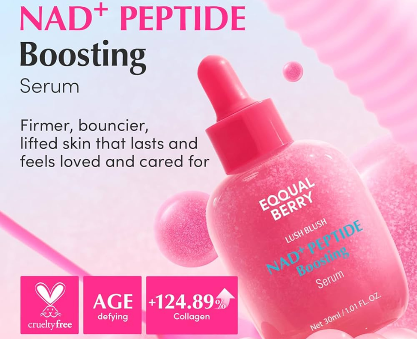 Eqqualberry NAD+ Peptide Boosting Serum