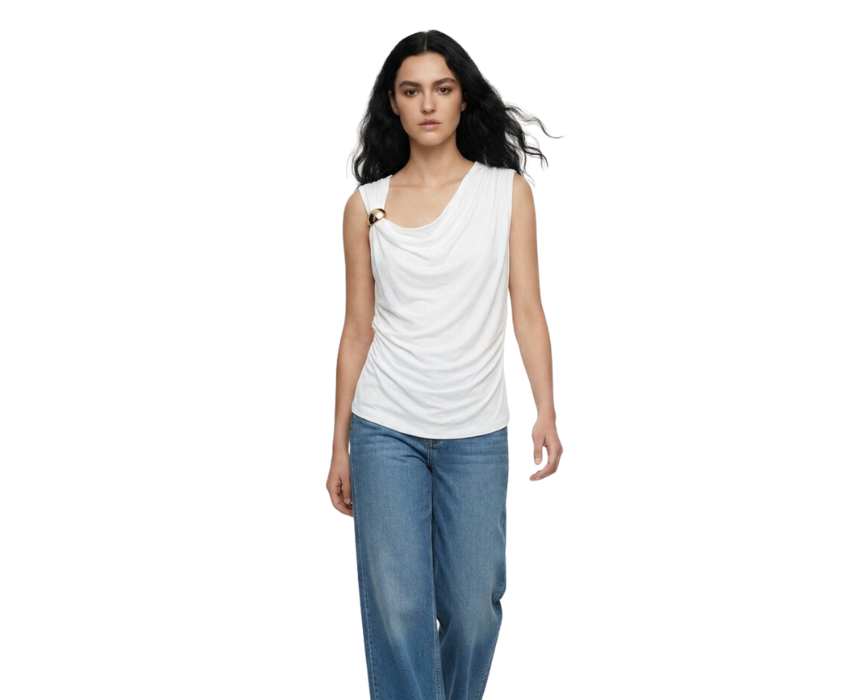 Top with Gold Pin