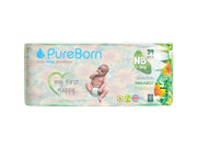 Pureborn Organic Diapers Size 0 Nb 34 Pieces