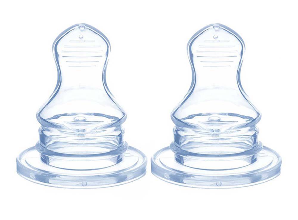 Optimal Orthodontic Silicone Nipple 6M+ 1041 2 Pieces