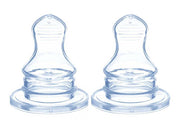 Optimal Orthodontic Silicone Nipple 6M+ 1041 2 Pieces