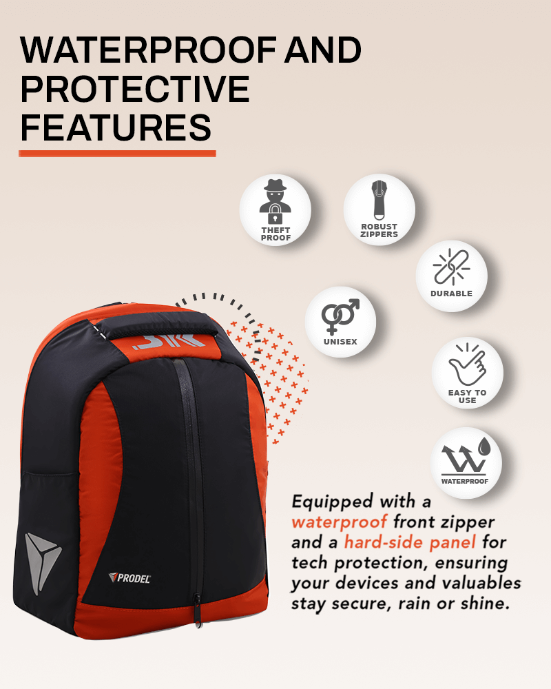 PRODEL BYK Laptop Backpack Hardshell Shockproof