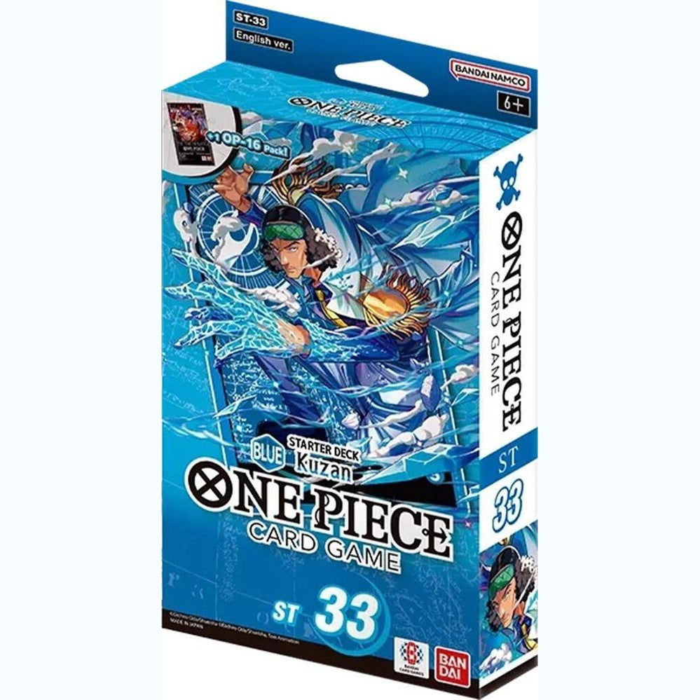 One Piece TCG Starter Deck Blue Kuzan (ST-33) by Bandai Namco
