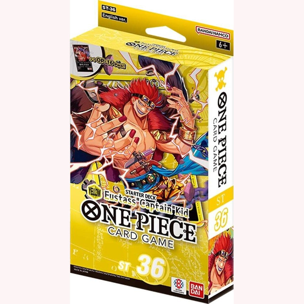 One Piece TCG Starter Deck 36: Yellow Eustass Kid by Bandai Namco